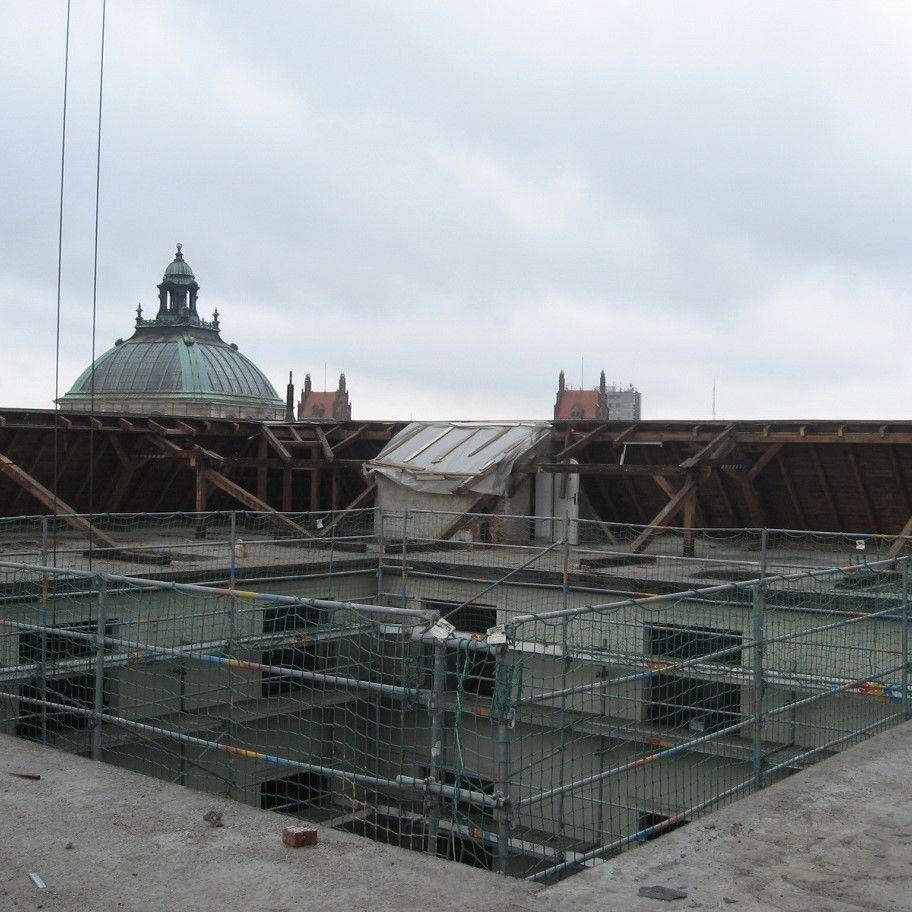 Umbau der alten Börse in München - Tragwerksplanung, Ausführungsplanung, baubegleitende Bauüberwachung